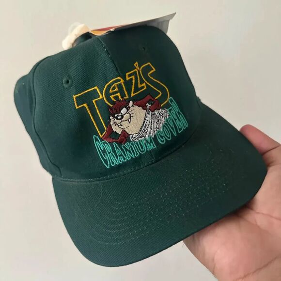 Vintage Looney Tunes Taz's Cranium Cover Snapback Hat - Picture 2 of 6